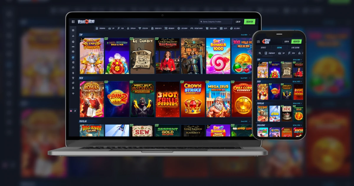 Jeu sur mobile avec VegasHero Casino